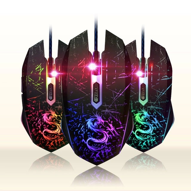 Computer optical wired gaming mouse